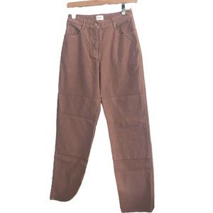 Wilfred‎ Free Straight Leg Jeans Mauve Pink Size 2